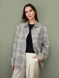 The Overshirt in Blue Block Print